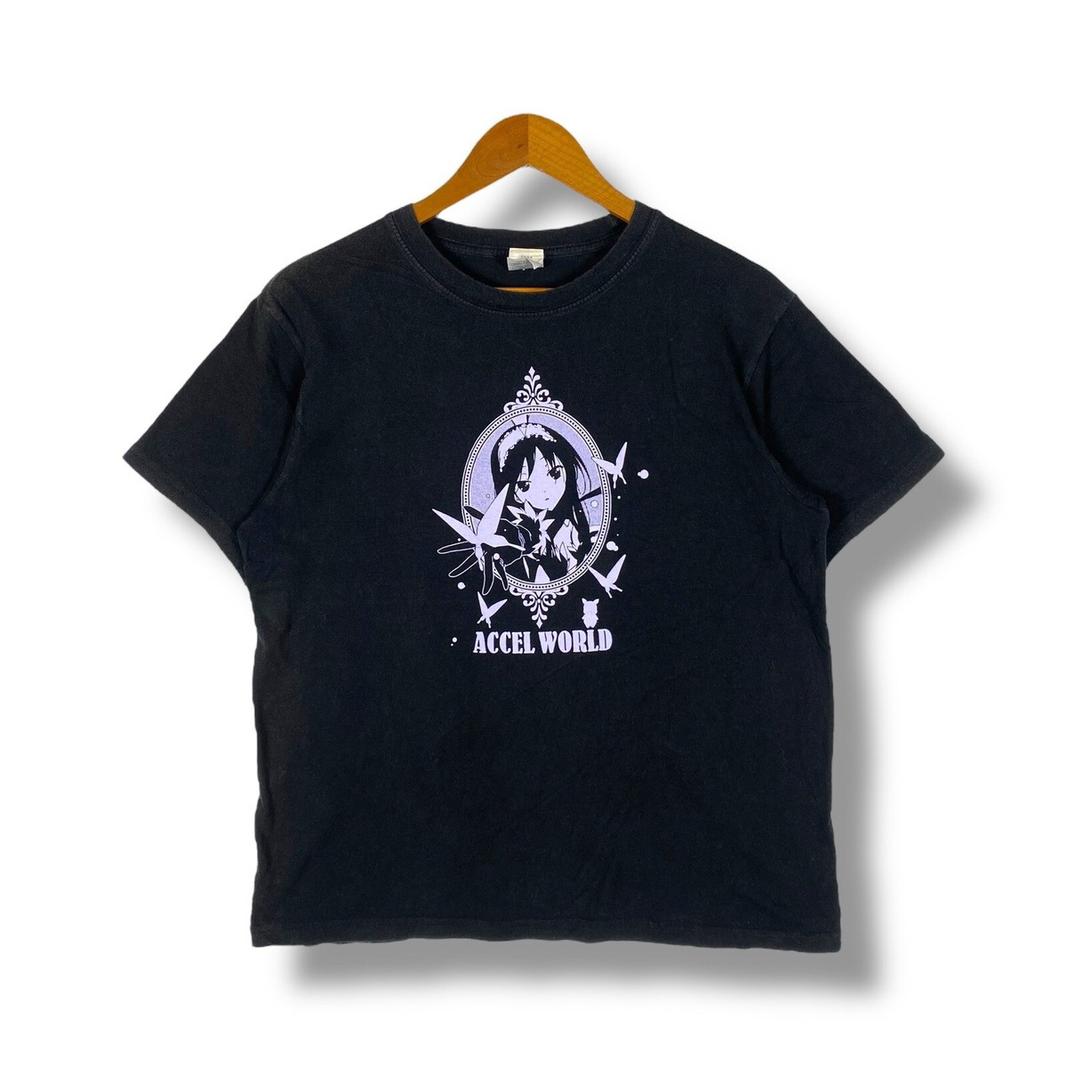 ACCEL WORLD Japanese Anime Manga Novel Tee Shirt Large Size