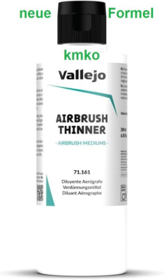Vallejo 71.161 Airbrush Verdünner Thinner 200ml neue Formel