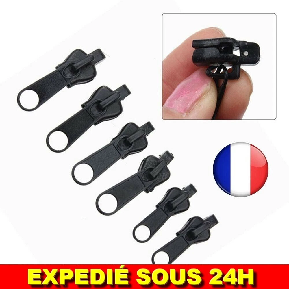 Kit De Réparation Fermeture éclair Instantanée Universel - Permet De Remplacer Une Glissière