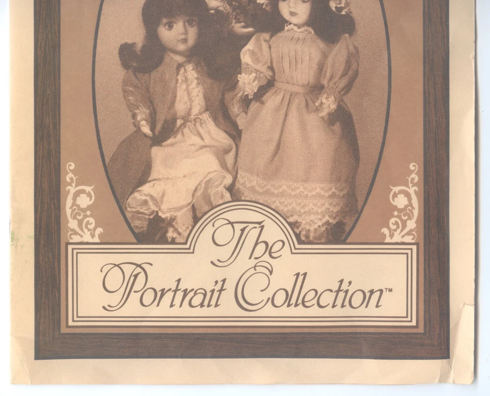 FIBRE-CRAFT THE PORTRAIT COLLECTION DOLL CLOTHES SEWING PATTERN 1982 UC - Image 3 of 4