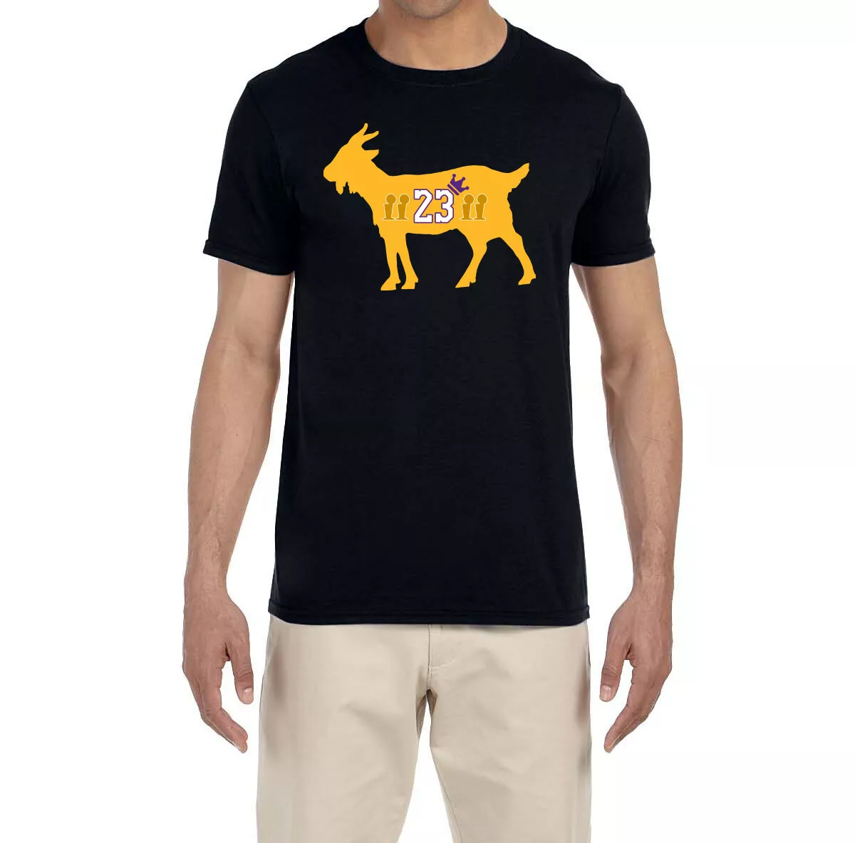 Los Angeles Lakers Lebron James Goat 4x Champion T-Shirt