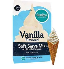 Frostline Vanilla Soft Serve Ice Cream Mix |Lactose & Gluten Free Mix |Use Blend