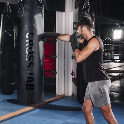 Crossjab Leerboxsack Boxsack 4ft 5ft Kickboxen MMA ungefüllt Fitnessstudio Schwerlast