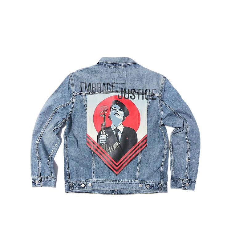 Obey x Levi's × Shepard Fairey デニムジャケット Obey x Levi's × Shepard Fairey デニムジャケット - メルカリ