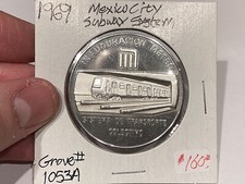 Medal Grove 1053A México 1969 Sistema de Metro México (*)