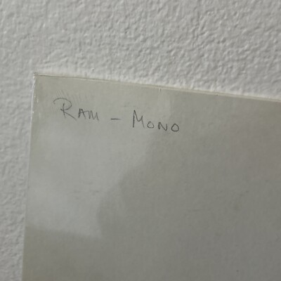 Paul And Linda McCartney Ram Vinyl Limited Edition Numbered Mono
