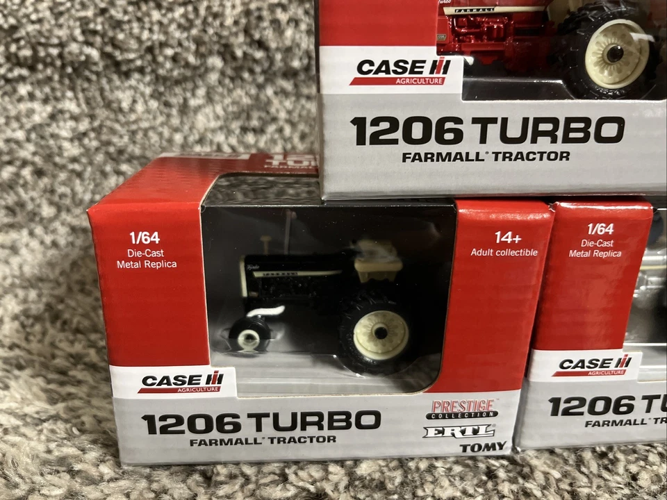 1/64 2024 ERTL Case IH Farmall 1206 Turbo With Duals! Set Of 3 W/ CHASES! NEW!! - Image 2 of 4