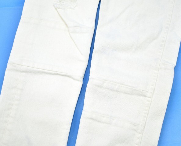 Long Journey T2 Jeans L Dirty White Ljss1638 Remake Denim Pants | eBay