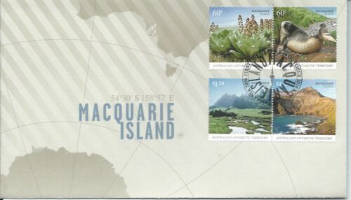 2010 FDC  Macquarie Island set 4  Special Postmark Kingston Tas 26 Oct 2010 - Afbeelding 1 van 2