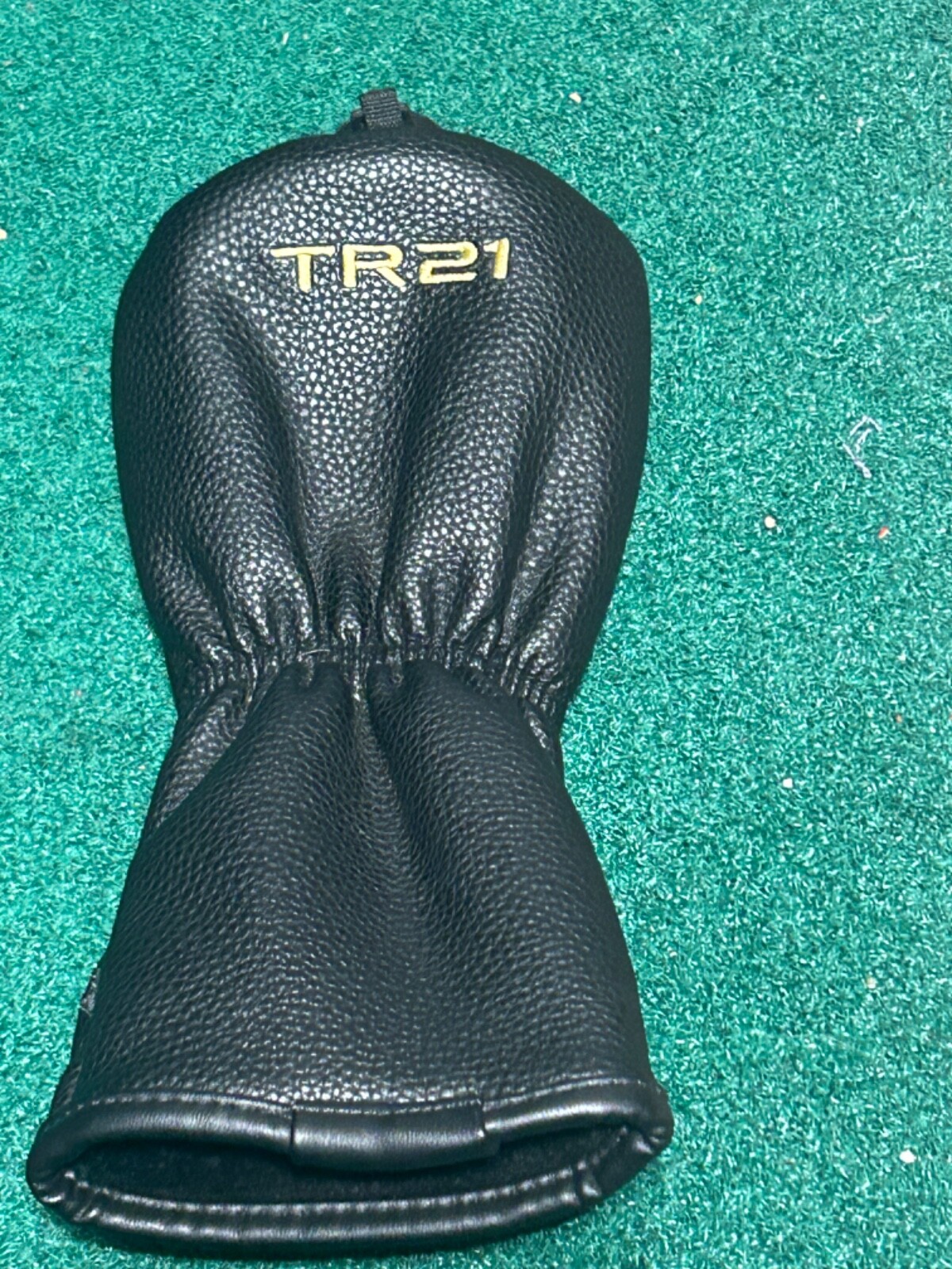 HONMA BIG LB TR 21 FAIRWAY WOOD HEADCOVER - Black Head Cover w tag MINT