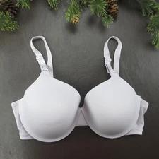 Warners Bra 38C Light Purple Padded Underwire Adjustable Clasp Back