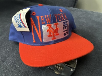 DEADSTOCK VINTAGE 90s New York Mets SnapBack Hat DREW PEARSON WITH TAGS!!