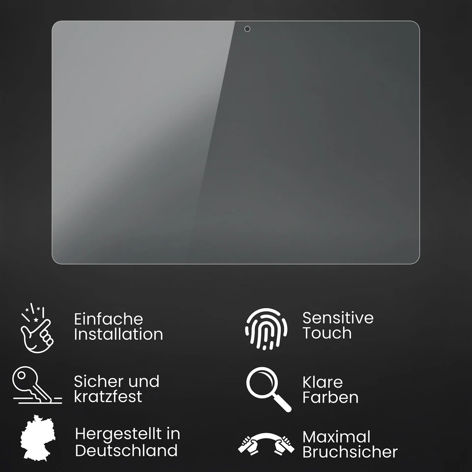 Bruni 2x Folie für Chuwi Hi10 Plus Schutzfolie Displayschutzfolie - Bild 3 von 4