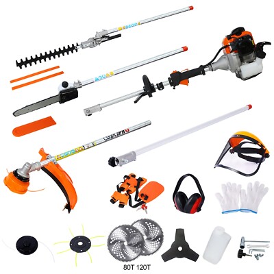12 in 1 Multi-Functional Trimming Tool, 52CC 2-Cycle Garden Tool System