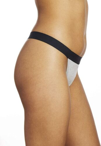 Thinx Perizoma Periodo Moderato Mutandine Intimo Mestruale Cotone Biologico Grigio 3XL - Foto 2 di 4