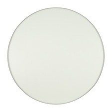Pro Safe Glass 24" Round Tempered Glass Table Top 1/2" Thick Flat Edge
