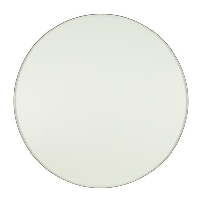 Pro Safe Glass 24'' Round Tempered Glass Table Top 1/2'' Thick Flat Edge