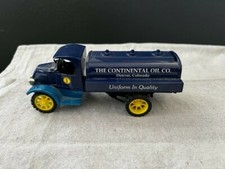 1927 Mack Tanker Truck Bank - ERTL Die Cast Metal The Continental Oil Co.