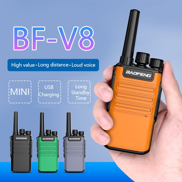 Baofeng BF-V8 MINI Walkie Talkies Long Range Two Way Radio PMR 16CH with Headset Baofeng BF-V8 MINI Walkie Talkies Long Range Two Way Radio PMR 16CH with Headset