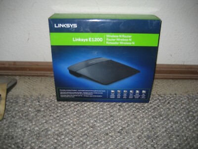 Open box Linksys Model E1200 N300 Wireless Router WIFI Router N