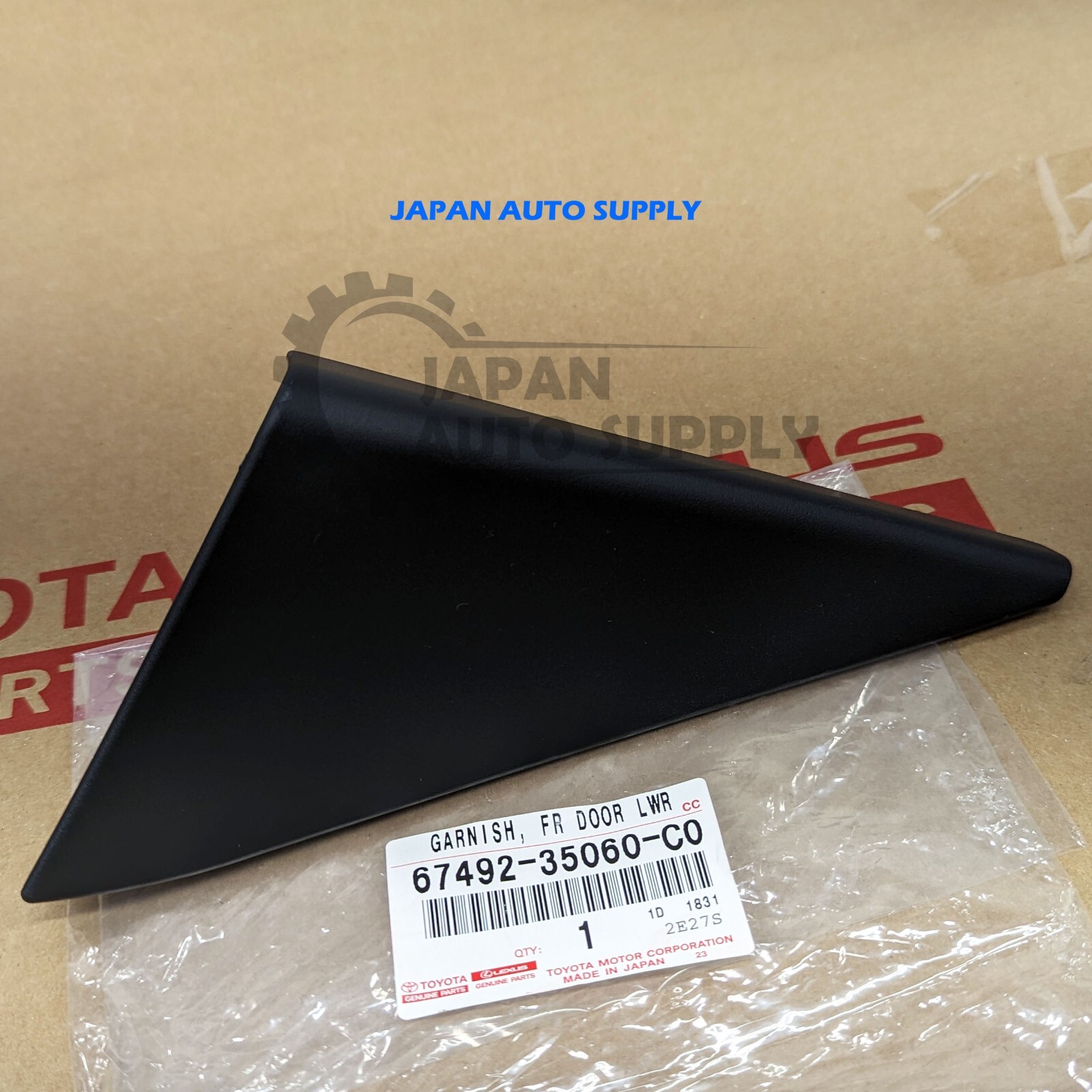 GENUINE TOYOTA 10-23 4RUNNER DRIVER DOOR LOWER MIRROR GARNISH  