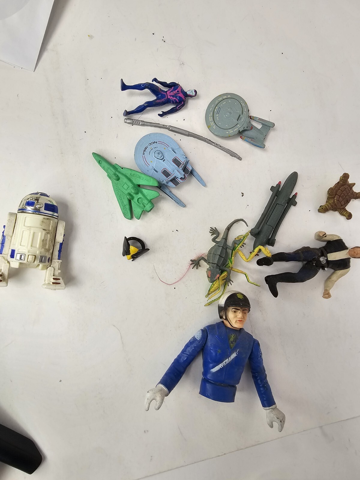 lot of vintage toys xmen star wars star trek etc