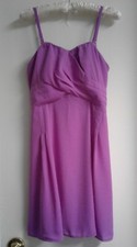 Express Women's Dress Purple Sheer Lined Party Cocktail Summer Size 4