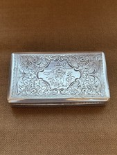 RAR antike Tabakdose 13Lot Silber &Ouml;sterreich 19.Jh sehr massiv Chinoiserie Szene