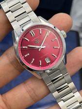 TAG Heuer Carrera Date Automatic 36mm, Pink Dial Calibre 7 Ref. WBN2313.BA0001
