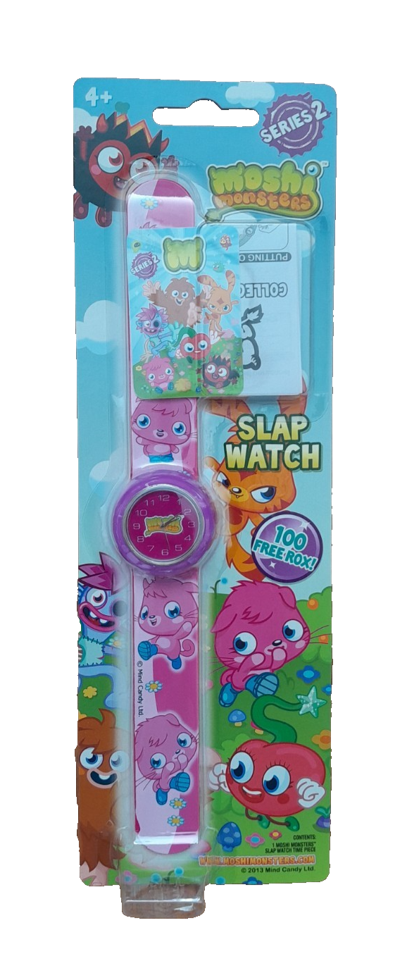 MOSHI MONSTERS SERIES 2 COLLECTABLE SLAP WATCH BRAND NEW REF #2