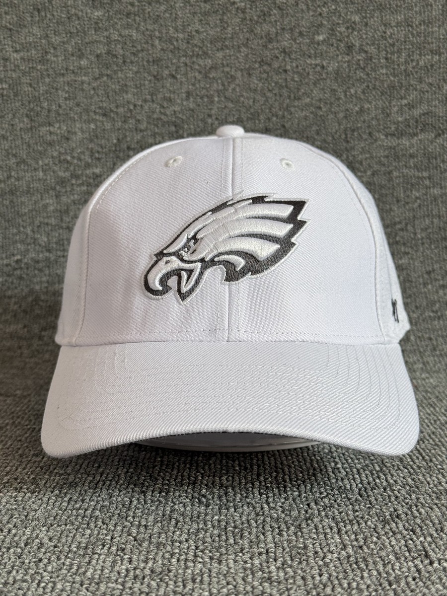 '47 Brand Philadelphia Eagles Dad Hat Strapback White One Size NFL Cap