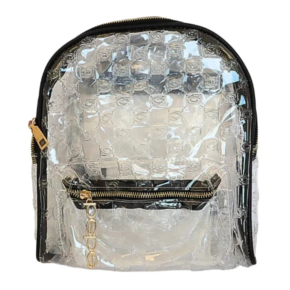 bebe Clear Backpack with Black Accents display picture 1