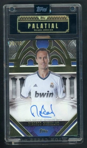2025 Topps Palatial Real Madrid Ricardo Carvalho Pose Auto Black 3/10