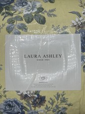 NEW Laura Ashley King Quilt Set Reversible Cotton Bedding Linley Yellow Shams