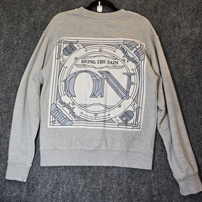 BTS ~ Map of the Soul ~ Bring the Pain ~ Gray Graphic Crewneck Sweatshirt L KPop