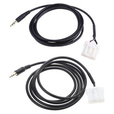 3.5mm Mini Jack AUX Player Earphone Input Cable Adapter For Mazda 2 3 5 6