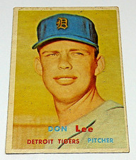 1957 Don Lee Topps Rookie card #379 Vintage. rookie card picture