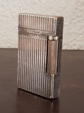 Ancien Briquet de collection S.T. DUPONT Paris plaqué argent, Vintage année 1970