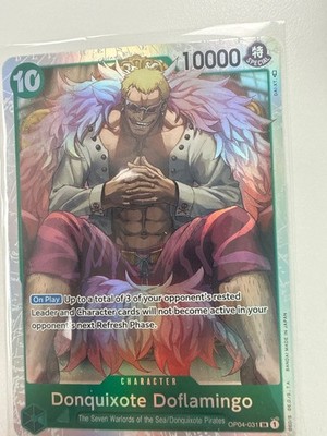 One Piece OP04 Doflamingo OP04-031 SR Base Art Kingdoms of Intrigue ENG NM
