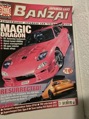 Banzai Performance  Jdm Tuning Magazine  October 2006 Used Good Condition