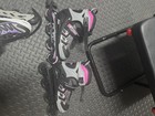 Hikole ABEC-7 Adjustable Youth Inline Skates Black Gray Purple Pink — photo 2