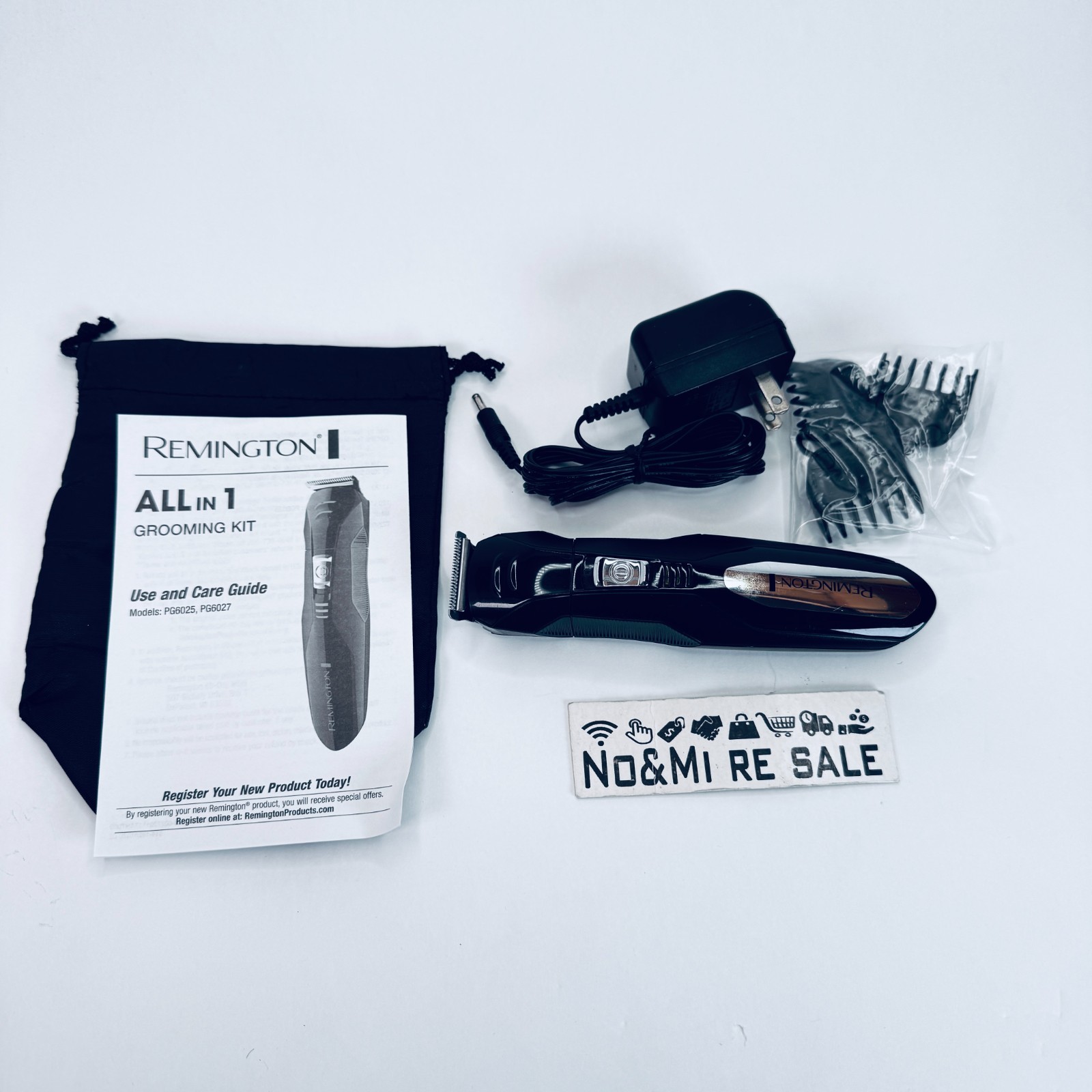 Remington Grooming Kit, Lithium Powered, PG6025, Black
