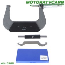 ALL-CARB Precision Outside Micrometer 0.0001" 3-4" Carbide Tipped,Standard