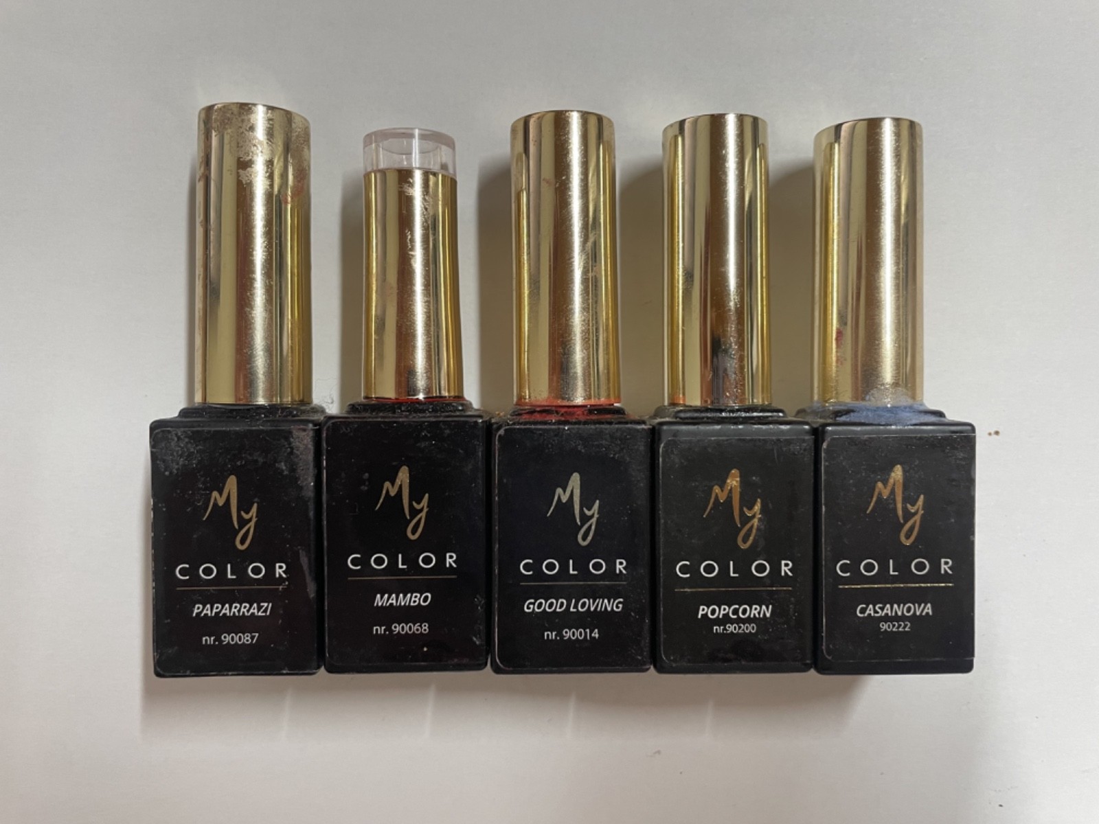 Vernis à ongles My Color lot de 5 teintes longue tenue pour éviter les retouches fréquentes
