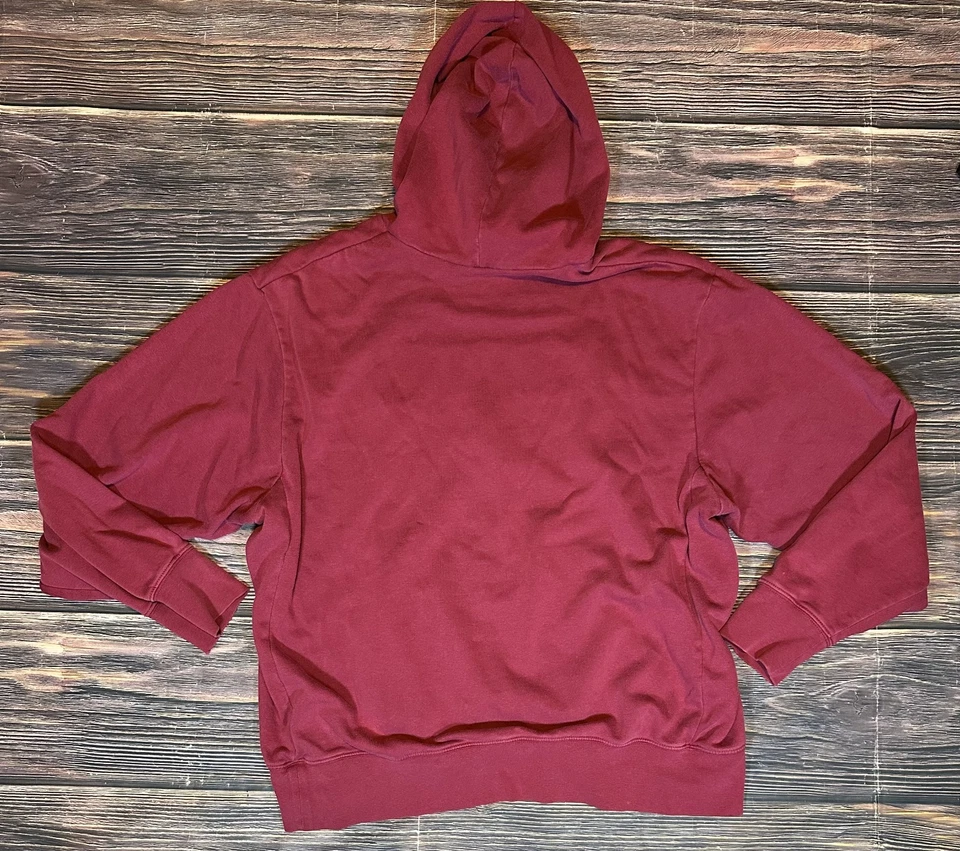 Norwich University Cadets Lacrosse Hoodie Mens XL Maroon Sport Sweatshirt Pullov - Image 4 of 4