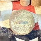 Dug Civil War 💥 🇺🇸 💣 Confederate Flat Button Wreath Crown Mississippi Camp