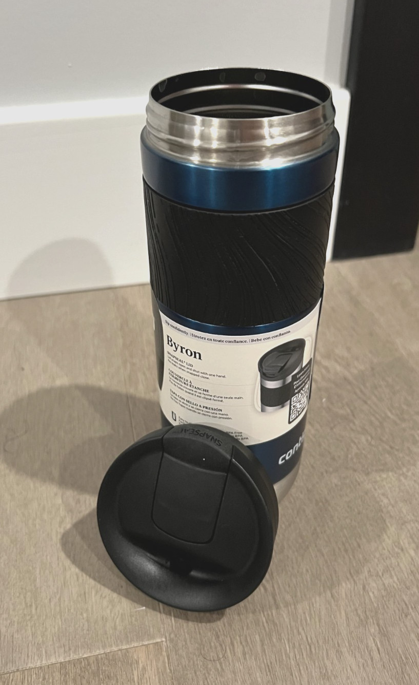 Contigo Byron Vacuum-Insulated Stainless Steel Travel Mug, 20oz - Leak-Proof Lid