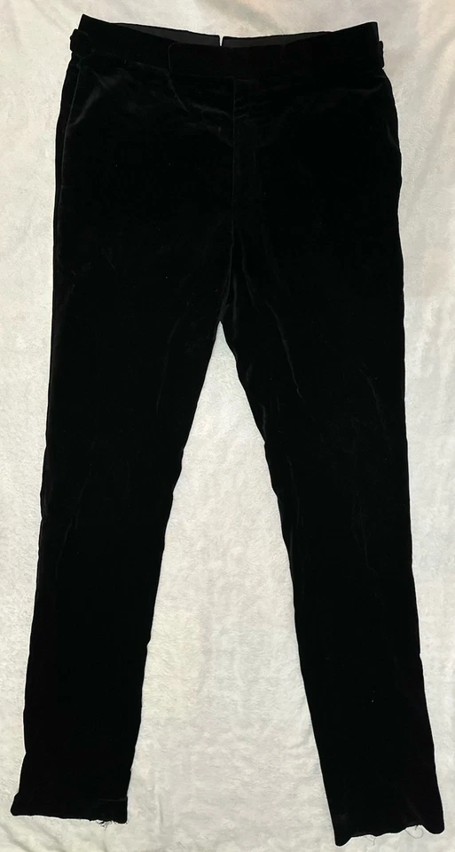 Ralph Lauren Purple Label Black Velvet Tuxedo W/ Accessories Pls See Photo - Image 4 of 4
