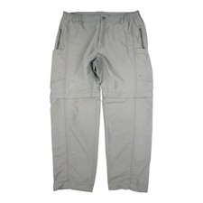 Kathmandu Pants Mens XLARGE Grey Straight outdoor zip off hiking Size XL