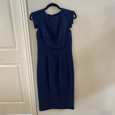 Chi Chi London Women's, Size 4 Dress, Nave Blue Business Dress